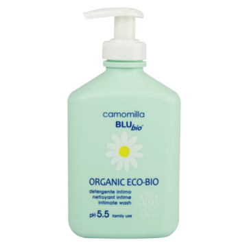 Gel intim de curatare pH 5.5 Organic Eco-Bio, 300ml, Camomilla Blu