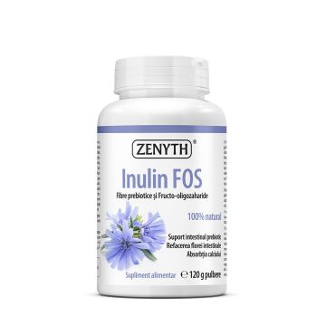 Inulina FOS din Radacina de Cicoare, 120 g Pulbere