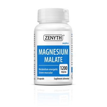 Magneziu Malate (pentru sistemul nervos si muscular. Reduce oboseala si extenuarea.)