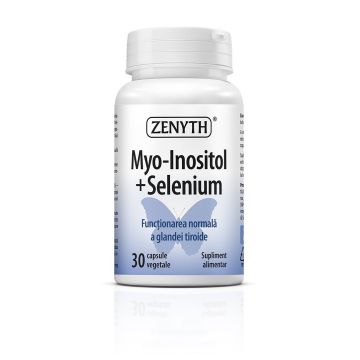 Myo-Inositol + Seleniu - echilibru hormonal si suport pentru tiroida, fertilitate si stare de bine