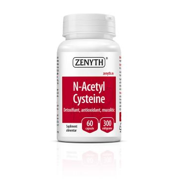 NAC (N-Acetyl Cysteine ,Detoxifiant, antioxidant, mucolitic)
