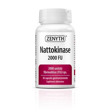Nattokinaza 2000 FU, 30 capsule - suport pentru circulatie si sanatate vasculara