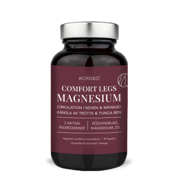 Nordbo Comfort Legs Magnesium, 90 capsule