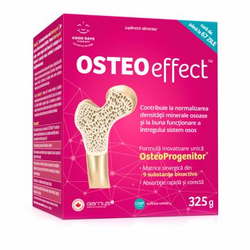 OSTEOeffect,   - Sustinere avansata pentru sanatatea oaselor si densitatea minerala osoasa
