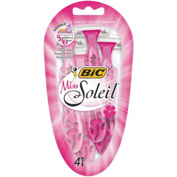 Pachet Aparat de ras Miss 4 Soleil, 4 bucati, BIC