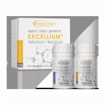 Pachet Excellium (previne si inhiba dezvoltarea tumorilor,Detoxifiere si protectie ADN,Imunomodulator AVANSAT) 2   60 cps