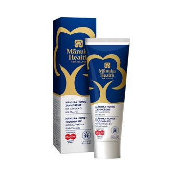 Pasta de dinti cu fluor, Miere de Manuka MGO 250+ si ulei de Manuka pentru adulti - 75 ml