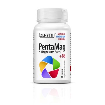 PentaMag (5 saruri de magneziu + vitamina B6)   30 cps