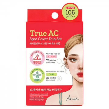 Plasturi Cosuri Inainte si Dupa Ariul True AC Spot Cover Duo Set, 106 buc