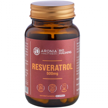Resveratrol 500 mg - 60 capsule cu beneficii pentru longevitate, sistemul cardiovascular si echilibrul metabolic   Bio Hacking