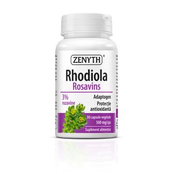 Rhodiola Rosavins (Adaptogen. Creste rezistenta la stresul intelectual sau fizic)   30 cps