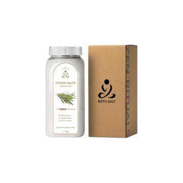 Saruri de Baie Epsom  cu ulei esential de Arbore de Ceai   1 kg