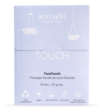 Se:Reskin Touch Face Towels – Prosoape faciale de unică folosință 50 bucati