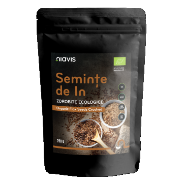 Seminte de In Zdrobite Ecologice Bio 250g Niavis