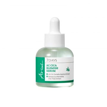 Serum 7days Acne Tratament Acnee si Cosuri (AC Cica Blemish Serum) 30.5%25 Cica solution + BHA  Tea Tree