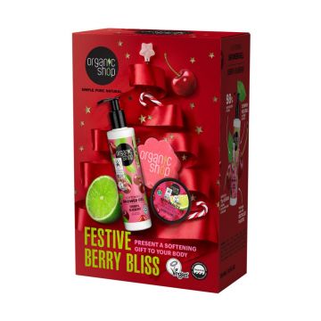 Set de ingrijire pentru corp Festive Berry Delights, Organic Shop