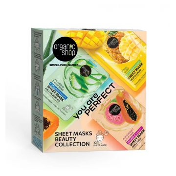 Set masti pentru fata You are Perfect, 3 x 25g, Organic Shop