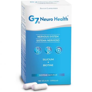 SILICIUM G7 Neuro Health ( pentru functionarea normala a sistemului nervos si a functiei psihologice )  120 CPS