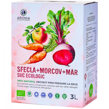 Suc de Sfecla, Morcov si Mar 100% Natural si Ecologic 3L