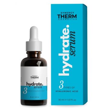 Synergy Therm  Hydrate serum ser hidratant cu 3 tipuri de acid hyaluronic   30ml flacon