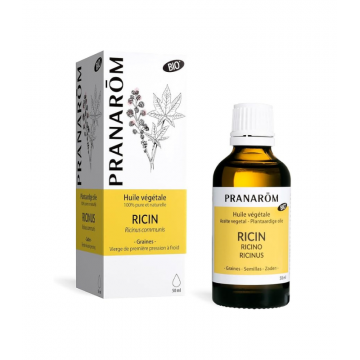 Ulei de Ricin Bio x 50ml Pranarom (cosmetic)
