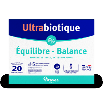 Ultrabiotique Equilibre, Probiotic microbiom, 10 capsule vegetale