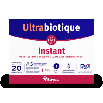 Ultrabiotique Instant, Probiotic in diareea acuta, 10 capsule vegetale