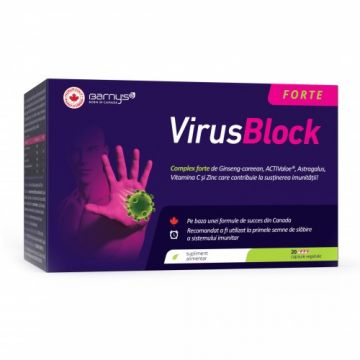 VirusBlock,   Forte ( functionarea normala si sustinerea sistemului imunitar )   20 cps