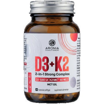 Vitamina D3+K2, 2-in-1 Strong Complex