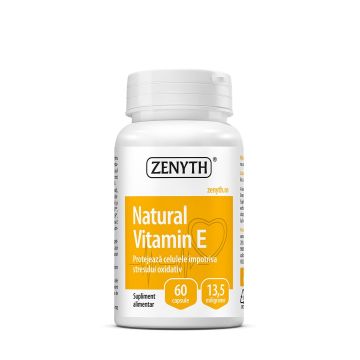 Vitamina E Naturala, 60 capsule - Complex de Tocoferoli  Tocotrienoli