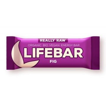 Baton cu smochine raw Lifebar Bio, 47g, Lifefood
