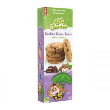 Cookies cu ciocolata si alune, 200g, Bio Junior