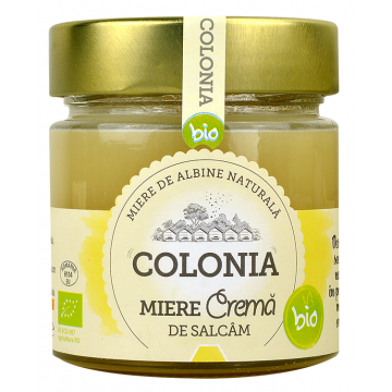 Miere crema de salcam Bio, 270g, Colonia