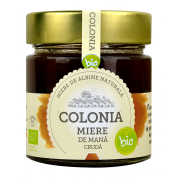 Miere de mana cruda Bio, 270g, Colonia