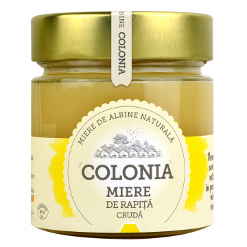 Miere de rapita cruda, 270g, Colonia