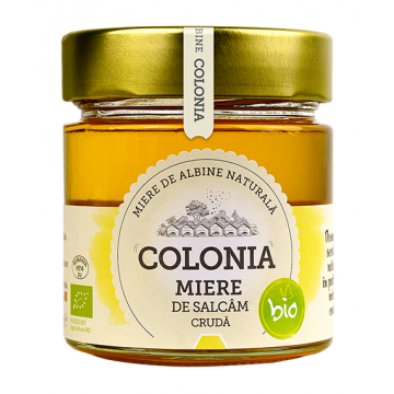 Miere de salcam cruda Bio, 270g, Colonia