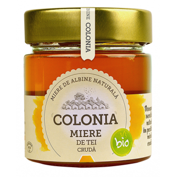 Miere de tei cruda Bio, 270g, Colonia