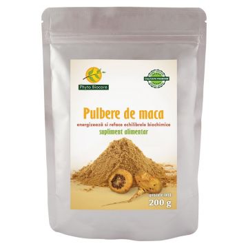 Pulbere de maca, 200g, Phyto Biocare