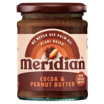 Unt de arahide si cacao, 280g, Meridian