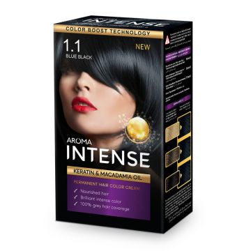 Vopsea de par Intense 1.1 Blue Black, 50ml, Aroma