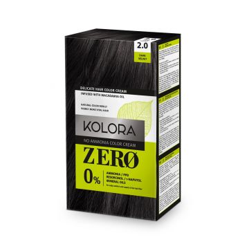 Vopsea de par Kolora Zero 2.0 Dark Velvet, 60ml, Aroma
