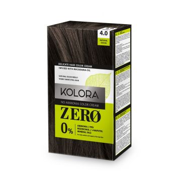 Vopsea de par Kolora Zero 4.0 Natural Cocoa, 60ml, Aroma