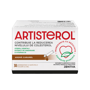 Artisterol aroma caramel, 30 plicuri cu gel, Zentiva