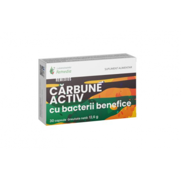 Carbune activ 350 mg 30 capsule