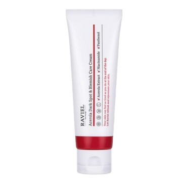 Crema iluminanta de fata cu acerola impotriva petelor si imperfectiunilor, 80ml, Raviel