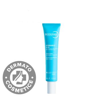 Crema intens hidratanta pe baza de apa cu efect 72h pentru piele deshidratata uscata si foarte uscata Hydrabio Riche, 40ml, Bioderma