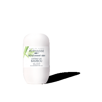 Deodorant roll-on 48h cu extract de bambus, 50ml, Byphasse