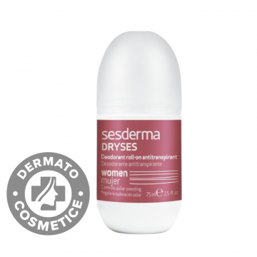 Deodorant roll-on antiperspirant pentru femei Dryses, 75ml, Sesderma