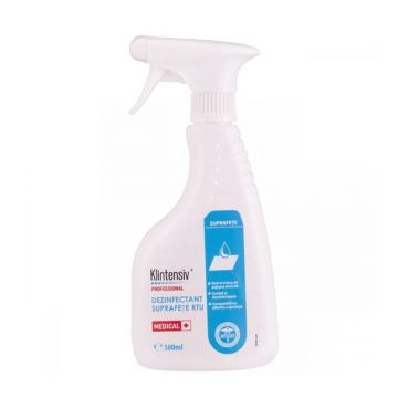 Dezinfectant suprafete RTU gata de utilizare, Klintensiv, 500 ml