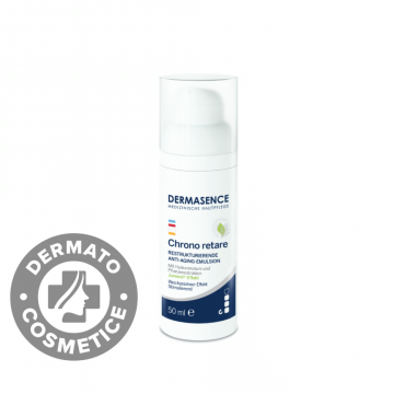 Emulsie restructuranta anti-aging pentru ten matur Chrono Retare 50+, 50ml, Dermasence
